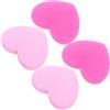 Luxshiny 4 Pezzi Ammortizzatori per Racchetta da Tennis in Silicone a Forma di Cuore, Riduzione Vibrazioni Facile da Installare, Accessori Divertenti per Giocatori di Tennis