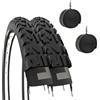 Ecovelo' 2 COPERTONI 20 X 2.00 (50-406) + CAMERE PNEUMATICI TASSELLATI BICI MTB BMX BICICLETTA 20" X BAMBINO CITY BIKE