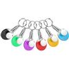 Vistreck Set di 6 Portachiavi con Mini Racchetta da Pong: Eleganti Portachiavi con Mazza da Pong per Borse e Zaini