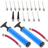 Cabilock Kit Gonfiatore per Palloni 2 Set, Plastico, Basket e Calcio | Gonfiaggio Rapido, Leggero e Portatile, Facile da Riporre, Due Set Completi per Uso Quotidiano