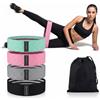 CBMZHF Set di fasce elastiche per esercizi di resistenza, per gambe, fianchi e glutei, tensione regolabile, per uomini e donne, fitness, casa, allenamento della forza, yoga, pilates, riabilitazione (4 pezzi)