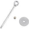 Yosoo Health Gear Rullo da Polso in Acciaio per Rinforzare l'Avambraccio con Manico in Schiuma e Corda in Nylon Barra da 39 Cm Piastra in Corda da 100 Cm Caricatore con Impugnatura per Allenamento