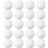 Luxshiny Palline da Ping Pong Bianche 40mm 30 Pezzi in Abs Leggere Traiettoria Prevedibile per Giochi di Carnevale e Feste