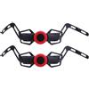 GATHINESS 2 Pezzi Regolatore per Casco da Mountain Bike Cinturino Sottogola Resistente all Usura, Leggero in Plastica, per Attività All'aperto e Uso Quotidiano