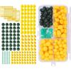 APGLSXY Set di accessori per esche galleggianti, con scatola per attrezzatura da pesca, per pesca d'acqua dolce, facile da trasportare