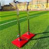 Generic Cavalletti regolabili per saltare in alto, da 1 a 2,3 m, portatile, con base antiscivolo, scala metrica di precisione per allenamento atletico e competizioni scolastiche