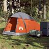 TEKGHUT Tenda a cupola per 1 persona in poliestere impermeabile con rivestimento in poliuretano, grigio e arancione, leggera e portatile, con borsa per il trasporto, facile da montare e smontare grazie alle
