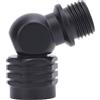 YUKOFE Connettore regolatore per immersione Adattatore rotante in acciaio inossidabile con angolo di 110 gradi per regolatore del secondo stadio (Black)