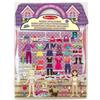 Melissa & Doug Libro Adesivi Attacca e Stacca - Stickers Riutilizzabili Tema Vesititi, Moda, Giochi Creativi da Viaggio, Idea regalo per Bambini, 4+ Anni