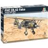 Italeri 2842 FIAT CR.42 Falco Assault/Night Fighter, scala 1:48, Plastic Model Kit/Modello in plastica da montare
