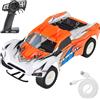 Serpent Mini Spyder RC auto in scala 1/24 con giroscopio, 20 km/h ad alta velocità elettrica RTR fuoristrada telecomandata, camion corto da 2,4 GHz, ad alte prestazioni con 1 batteria, 1 cavo dati USB