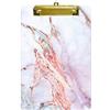 Hnogri Piccolo Portablocco di plastica, Portablocco di formato A5 di design alla moda per studenti, Bambini, Mini Portablocco Dimensioni 15CM x 22.5CM, Crepa Marmo