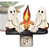 Generisch Lampada notturna 3D con di Halloween, lanterna tremolante | Lampada LED per camera da letto, cameretta dei bambini, dormitorio, appartamento, bagno, corridoio, feste, ufficio, casa