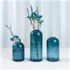 BlogBlog vasi per fiori in vetro - piccoli vasi di vetro per decorazione, vasi per fiori in bulk per soggiorno, tavolo da pranzo, matrimonio, feste, decorazione della casa, composizioni floreali (Blu