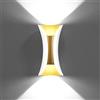 KAWELL 10W Moderno Lampada da Parete LED Lampada da Muro Interno Esterno