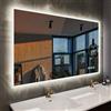 STARLEAD Specchio-Bagno-con-Luce e Bluetooth 70x100cm, Specchio-Bagno-LED con Antifog, Dimmerabile, 3 Colori Luce, Memoria, HD Vetro Temperato, IP44, Orizzontale/Verticale
