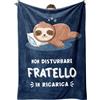 Niyewsor Regalo Fratello, Bradipo Coperta per Fratello 130 x 150cm
