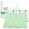 COGLIANESE CASA & RICAMBI 18 Panni Lavapavimenti Folletto SP520/530 in Microfibra Compatibili, Ricambi Folletto Lavabili e Riutilizzabili INFINITE VOLTE, Panni Folletto Lavapavimenti ad Alta Assorbenza per Pulizia Pavimenti
