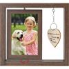 ROYUEXT Cornice commemorativa per cani e gatti, cornice in legno per commemorare il cane gatto deceduto con parole, immagine rotante per la perdita di un animale domestico, regalo di condoglianze per la perdi