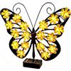 Generico Applique a Muro a Farfalla Solare - Decorazione da Parete Solare per Esterni | Lucí a Farfalla in Metallo Impermeabili | Luce LED per Recinzione da Giardino, Dal Tramonto all'Alba, IP65