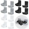 FengFution 12 Pz Organizer da Cucina, Porta Sacchetti Cucinas, Porta Rotolo da Cucina Senza Foratura per Ante di Armadietti Archiviazione e Organizzazione