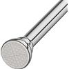 Generico Asta per tenda regolabile in acciaio inox, Bastone per tenda a pressione senza forare, Asta appendiabiti estensibile 35~305cm per bagno cucina e terrazza(Acero inoxidable,35-50cm)