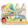 Quwsne Magnete da frigorifero Mumbai India Magnete da frigorifero souvenir da viaggio in città regali turistici 3D classici punti di riferimento artigianali fatti a mano decorazione della casa1919