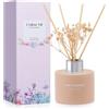 L'odeur Vill L'odeur Vil - Lino Diffusore Profumatore per Ambienti con 6 Bastoncini di fragranza, 4.06 oz (120ml), essenziale di fragranzaper casa per la Camera da Letto, Ufficio,Bagno decorazione.