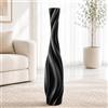Leewadee Grande Vaso da Terra 65 cm - Alto Poliresina per Erbe della Pampa, Fiori Secchi & Freschi