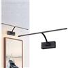 Alpinaluz Applique da parete LED per quadri 8W 2700K nero opaco 45,5 cm