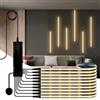 tlinkosta Kit di illuminazione per pannelli acustici striscia LED 10-in-1 dimmerabile | controllo touch passante, adatto per griglie in legno e decorazione della parete dietro la TV