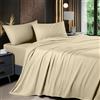 Shilucheng Set di lenzuola rinfrescanti e traspiranti in bambù, per letto matrimoniale, 1800 fili, super morbide come la seta, con tasca profonda 40 cm, lavabile in lavatrice, 4 pezzi (queen size