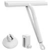 WUFANC Tergivetro per Doccia Silicone, 21cm, Tira Acqua da Doccia Bianco