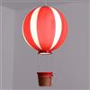 QNGSAK Lampada da soffitto Lampadari a sospensione a forma di mongolfiera, Decorazione boutique Lampada a sospensione a soffitto per camera da letto per ragazzi/ragazze Paralume in acrilico, Lampada a
