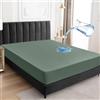 Sufdari Coprimaterasso impermeabile 90x200cm, lenzuolo con angoli, fodera per materasso traspirante, protezione impermeabile per materasso, protezione dall'umidità, lenzuola con angoli