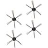 BlesConi Set di 4 spazzole laterali per SilverCrest M690 e per aspirapolvere robot WAP W310
