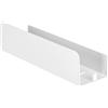 Inbagno Mensola Doccia Adesiva Bianco Opaco 30 cm - In Acciaio Inox Senza Fori Da Muro - Fissaggio Salva Piastrelle Linea Rea