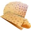 Buabi Sacchetti carta kraft marrone con Disegno Stampato. Borsa pane sandwich dolci pasticceria biscotti frutta spuntino pranzo (200unit 27x15cm)