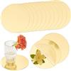 NBEADS 24 Pezzi Specchi Rotondi Acrilici per Centrotavola, 10cm Specchi Cerchio Piatti Candele Decorazioni Parete Matrimonio Tavolo Doccia Party Natale Spessore 0.8mm, Oro