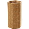 Fituenly Portaombrelli in Rattan, Portaombrelli Intrecciato Esagonale, Portaombrelli in Vimini con Vassoio per L'acqua, Portaoggetti per Cestino Portaoggetti per Ingresso Corridoio Home Office
