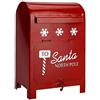 Home & Styling Collection - SCATOLA DI Lettere METALLO NATALE 15X11.5X23CM Rosso