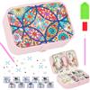 Hysagtek Diamond Painting - Set di gioielli fai da te per ragazze di 8 anni, regalo di compleanno, set creativo, pittura con diamanti per bambini, adulti, regalo di compleanno per ragazze dai 7 ai 12
