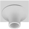 C F ORIGINAL PORTA FARETTI IN GESSO CERAMICO DI FORMA CONICA PER GU10 CSF385