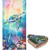 stampringt Super Grande Tartaruga Cutie Tie Dye Telo Mare per Donne Adulte, Grande Telo in Microfibra Super Spesso, 75 x 150 cm