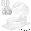 Your Day Mate Blocco di sicurezza per bambini per manopole, 3 pz, installazione senza rimozione della manopola, per manopole alte fino a 4,9 cm e 4 cm Protezione con distanza minima di 6,1 cm tra centro e centro