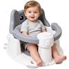 Generico Sedia da Bagno per Bambini,Supporto Doccia con Ventose Schienale Braccioli - Seggiolino di Sostegno con Braccioli e Schienale Orsetto,Per Fino a Sei, Genitori alle Armi, Bagno Domestico
