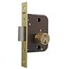 yale-azbe - Serratura 47 rotondo doppio 80 X 50 Mm fronte Laton