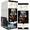 Lindt Excellence Supreme Dark Chocolate 90% Cocoa, 3.5-Ounce Packages (Pack of 12)