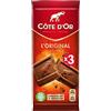 Cote D'Or Costa d'Or - Tavoletta Cioccolato al Latte - L'Original - Extra Fine - 3 x 100 g