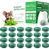 Generic Trappola per Topi, 24 Pezzi Repellente Topi Naturale a Base di Olio di Menta, Esche Vegetali Naturali per Scacciare Roditori e Parassiti, Sicure per Bambini e Animali